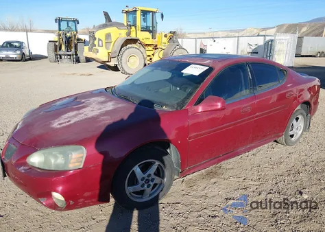 2004 Pontiac Grand Prix Gt2 z USA, uszkodzony, nr VIN 2G2WS522X41138353